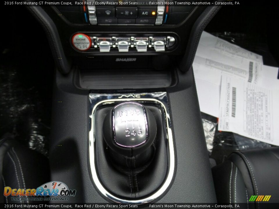 2016 Ford Mustang GT Premium Coupe Shifter Photo #16