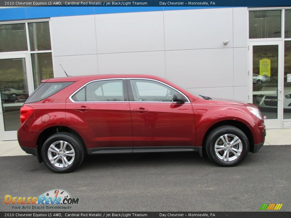 2010 Chevrolet Equinox LS AWD Cardinal Red Metallic / Jet Black/Light Titanium Photo #2