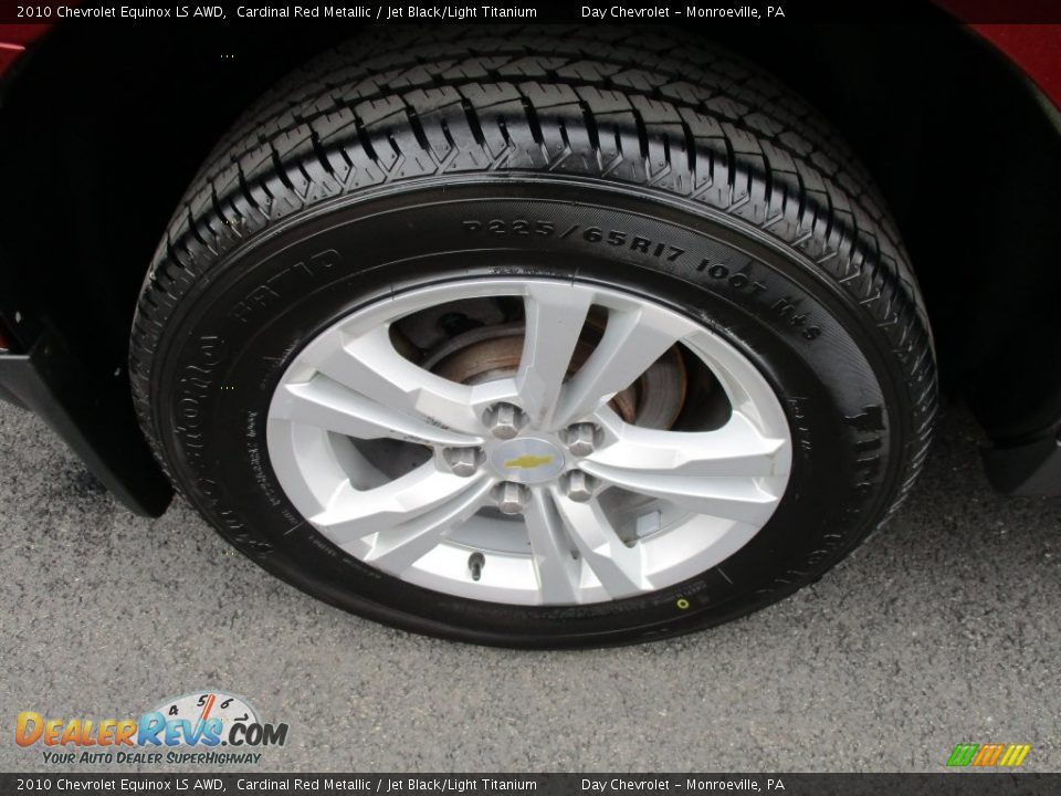 2010 Chevrolet Equinox LS AWD Cardinal Red Metallic / Jet Black/Light Titanium Photo #3