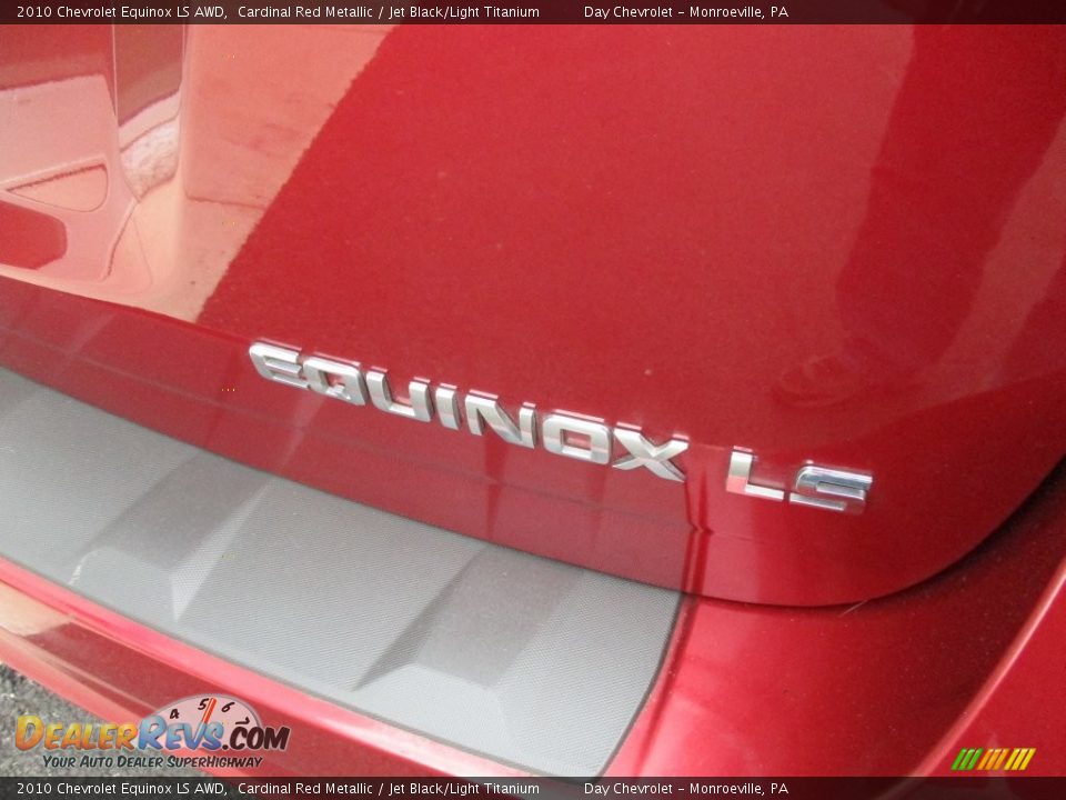 2010 Chevrolet Equinox LS AWD Cardinal Red Metallic / Jet Black/Light Titanium Photo #5