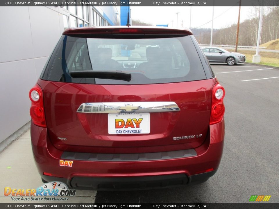 2010 Chevrolet Equinox LS AWD Cardinal Red Metallic / Jet Black/Light Titanium Photo #6