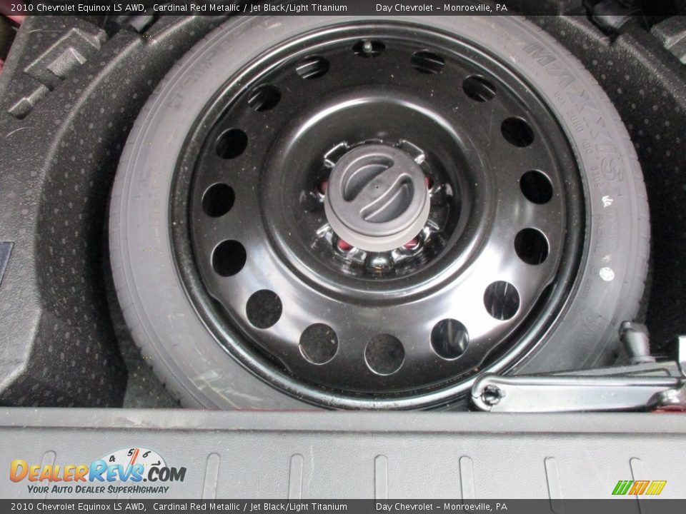 2010 Chevrolet Equinox LS AWD Cardinal Red Metallic / Jet Black/Light Titanium Photo #10
