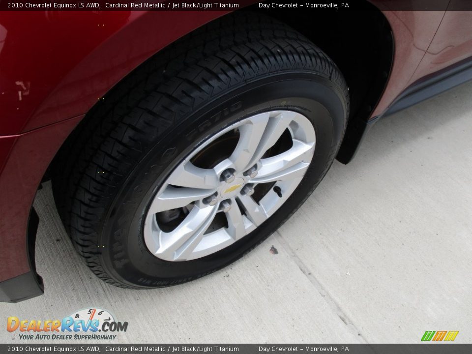 2010 Chevrolet Equinox LS AWD Cardinal Red Metallic / Jet Black/Light Titanium Photo #13