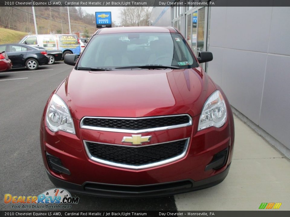 2010 Chevrolet Equinox LS AWD Cardinal Red Metallic / Jet Black/Light Titanium Photo #14