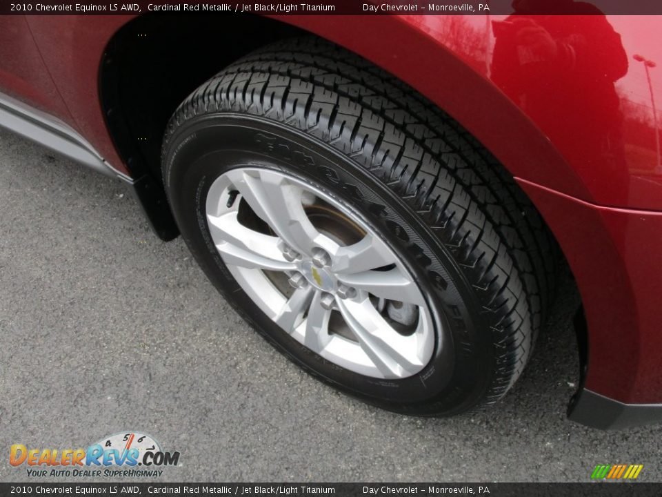 2010 Chevrolet Equinox LS AWD Cardinal Red Metallic / Jet Black/Light Titanium Photo #16