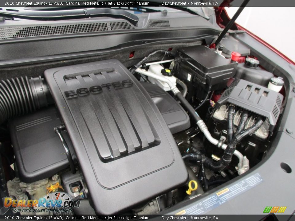 2010 Chevrolet Equinox LS AWD Cardinal Red Metallic / Jet Black/Light Titanium Photo #17
