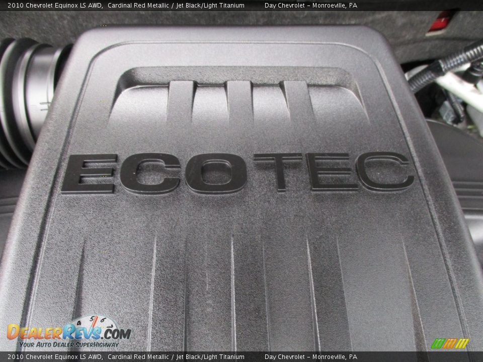 2010 Chevrolet Equinox LS AWD Cardinal Red Metallic / Jet Black/Light Titanium Photo #18