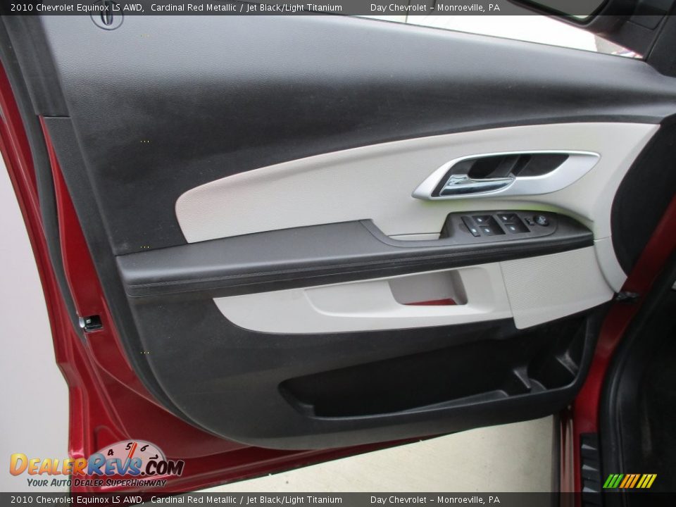 2010 Chevrolet Equinox LS AWD Cardinal Red Metallic / Jet Black/Light Titanium Photo #19