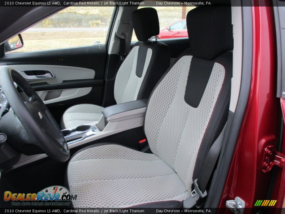 2010 Chevrolet Equinox LS AWD Cardinal Red Metallic / Jet Black/Light Titanium Photo #21
