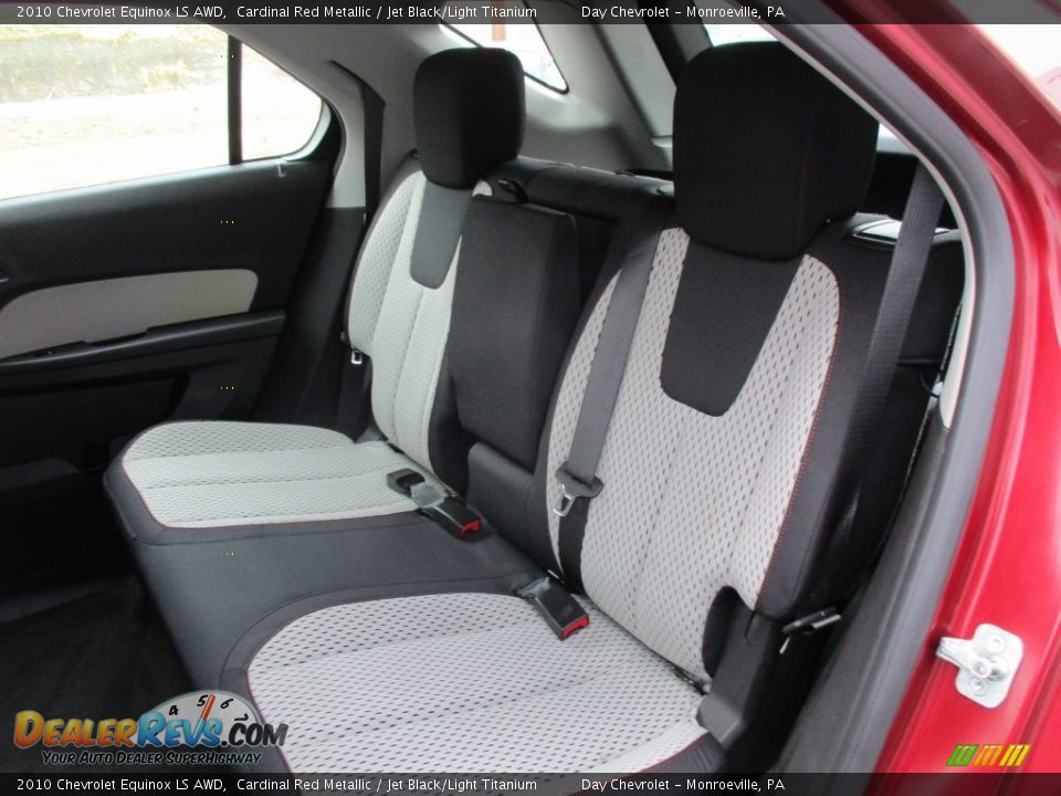 2010 Chevrolet Equinox LS AWD Cardinal Red Metallic / Jet Black/Light Titanium Photo #22
