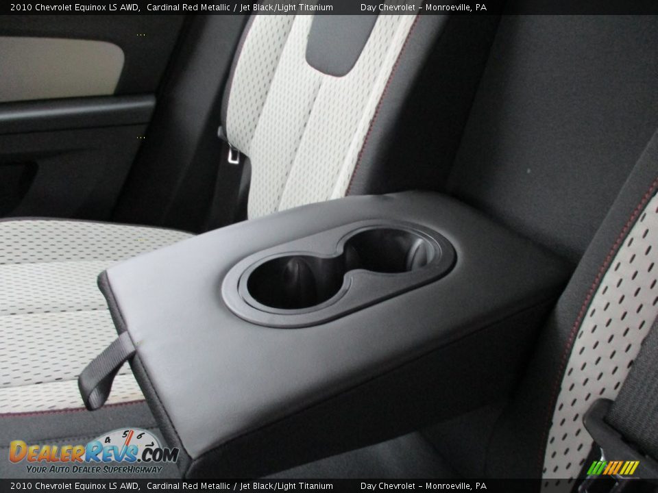 2010 Chevrolet Equinox LS AWD Cardinal Red Metallic / Jet Black/Light Titanium Photo #24