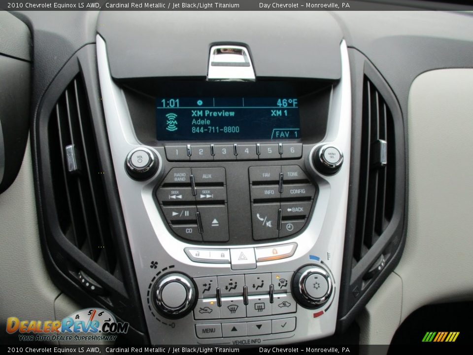2010 Chevrolet Equinox LS AWD Cardinal Red Metallic / Jet Black/Light Titanium Photo #28