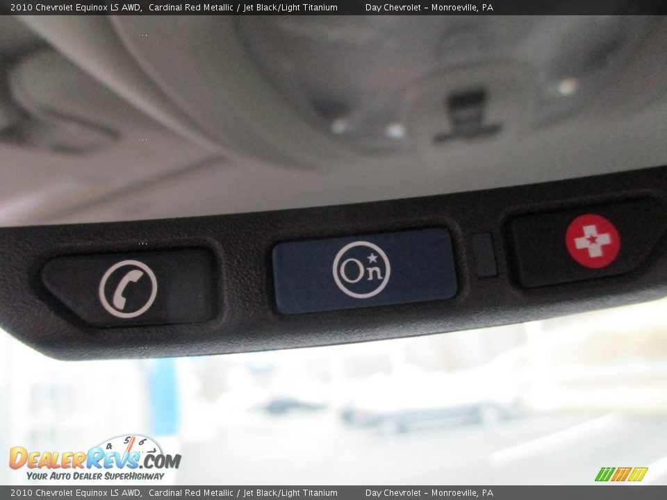 2010 Chevrolet Equinox LS AWD Cardinal Red Metallic / Jet Black/Light Titanium Photo #30