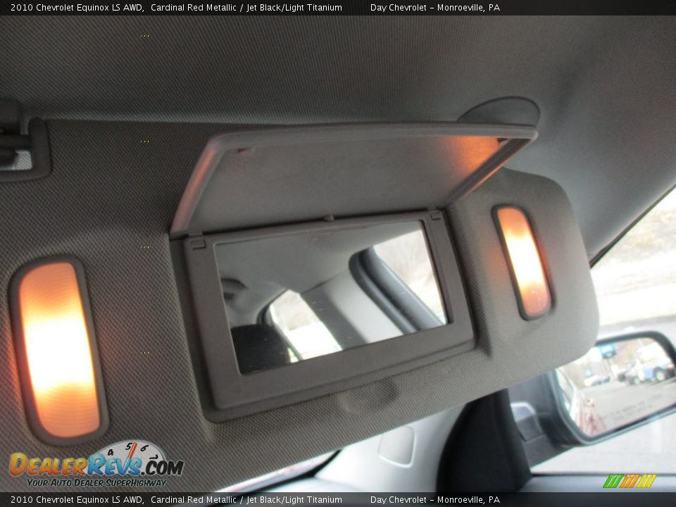 2010 Chevrolet Equinox LS AWD Cardinal Red Metallic / Jet Black/Light Titanium Photo #31