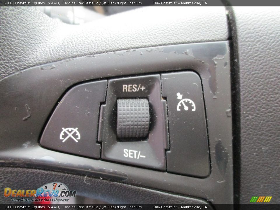 2010 Chevrolet Equinox LS AWD Cardinal Red Metallic / Jet Black/Light Titanium Photo #33