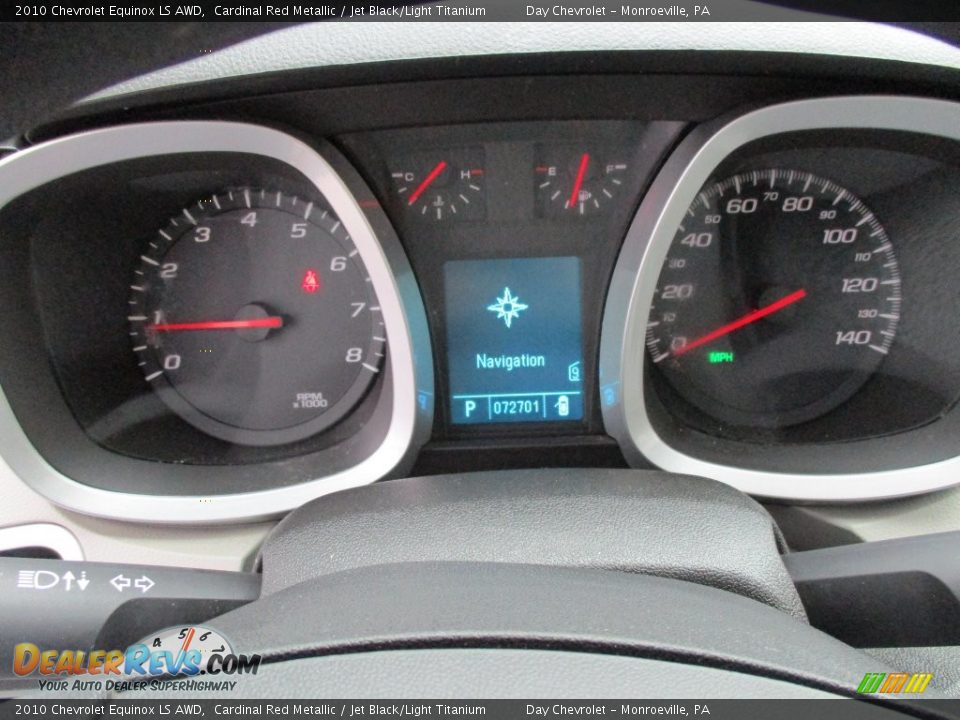 2010 Chevrolet Equinox LS AWD Cardinal Red Metallic / Jet Black/Light Titanium Photo #34