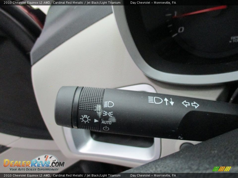 2010 Chevrolet Equinox LS AWD Cardinal Red Metallic / Jet Black/Light Titanium Photo #35