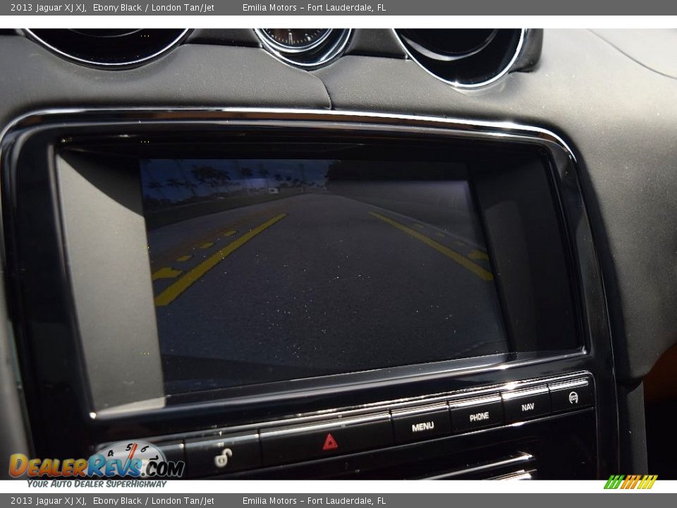 2013 Jaguar XJ XJ Ebony Black / London Tan/Jet Photo #43