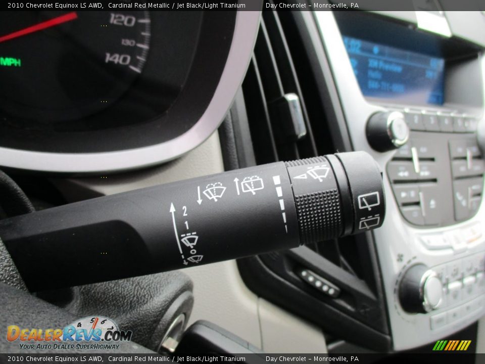 2010 Chevrolet Equinox LS AWD Cardinal Red Metallic / Jet Black/Light Titanium Photo #36