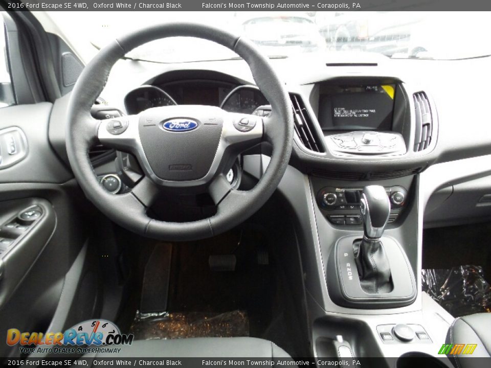 2016 Ford Escape SE 4WD Oxford White / Charcoal Black Photo #12