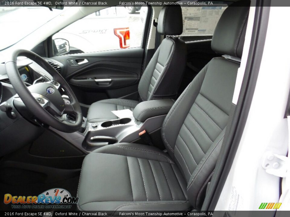 2016 Ford Escape SE 4WD Oxford White / Charcoal Black Photo #13