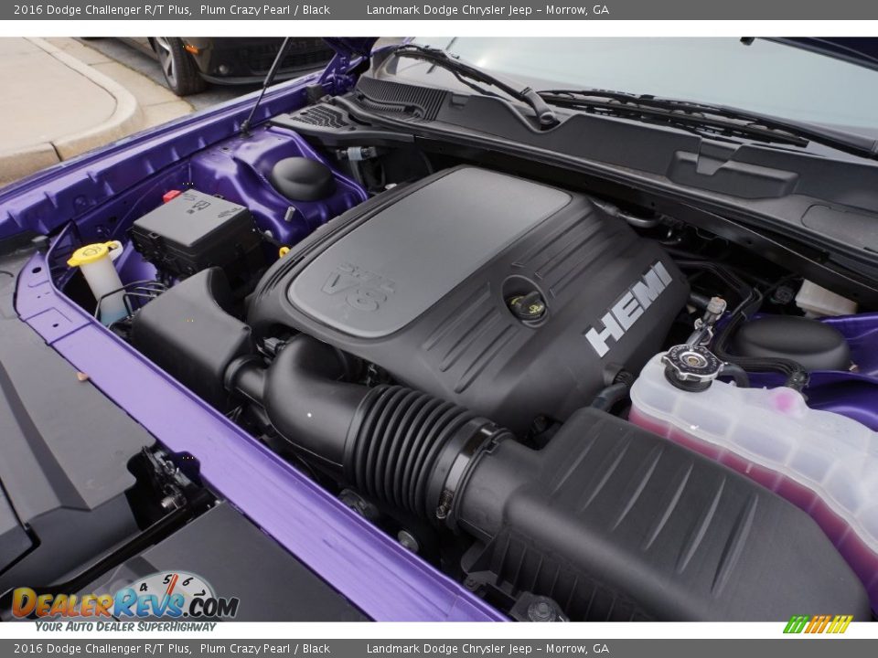 2016 Dodge Challenger R/T Plus Plum Crazy Pearl / Black Photo #10