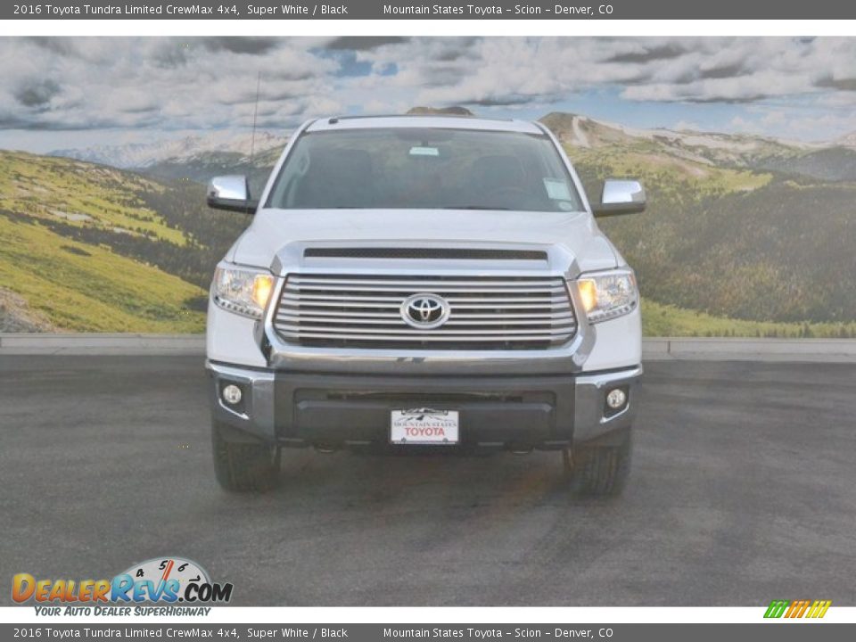 2016 Toyota Tundra Limited CrewMax 4x4 Super White / Black Photo #2