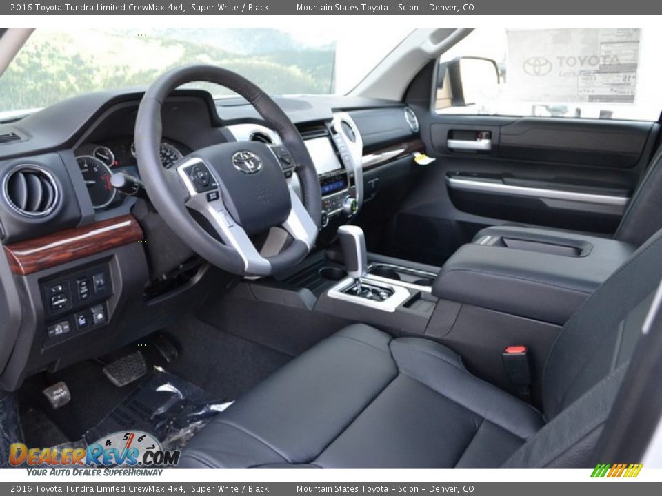 2016 Toyota Tundra Limited CrewMax 4x4 Super White / Black Photo #5