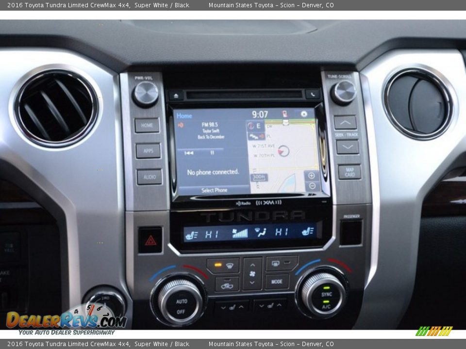 2016 Toyota Tundra Limited CrewMax 4x4 Super White / Black Photo #7