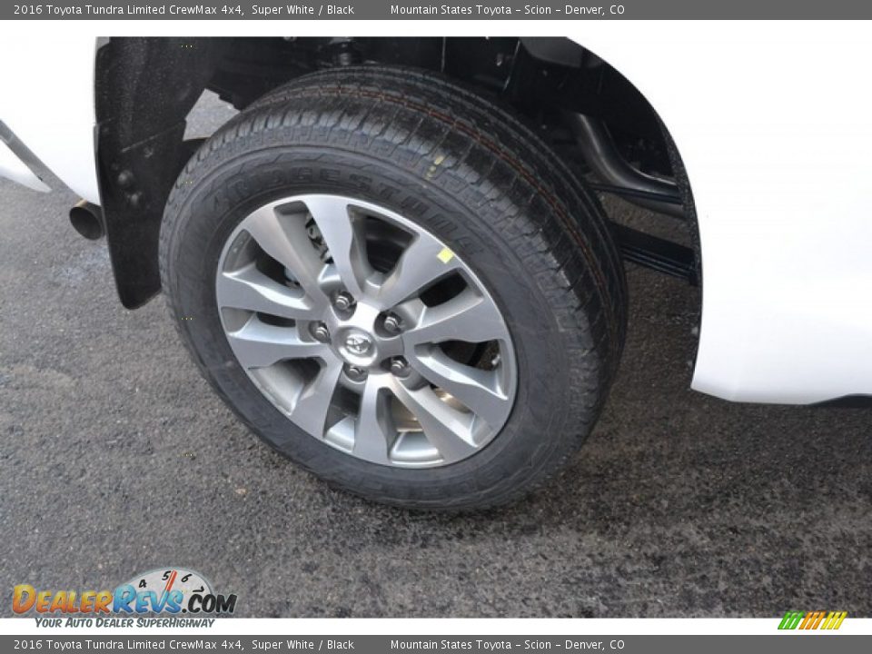 2016 Toyota Tundra Limited CrewMax 4x4 Super White / Black Photo #13