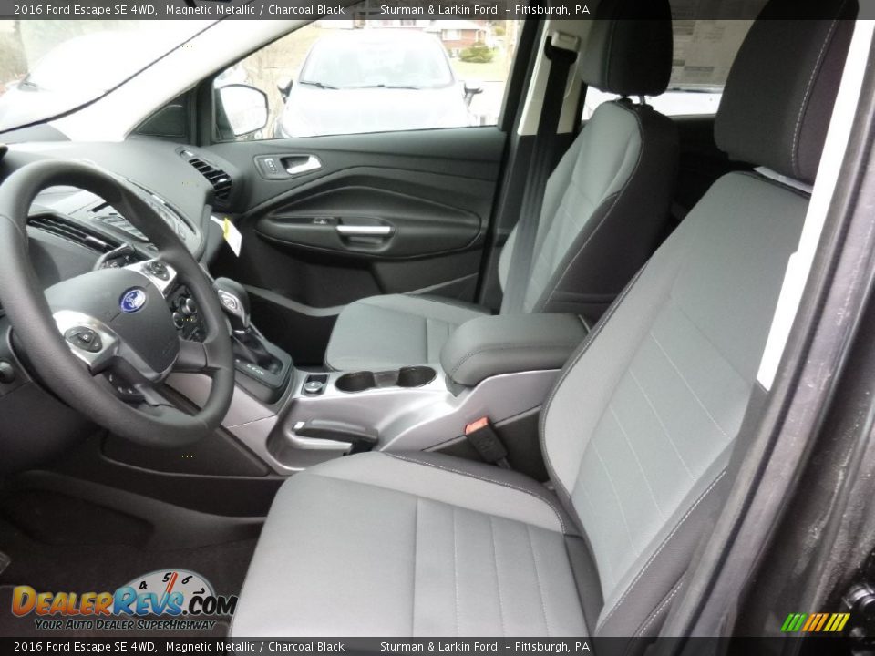 2016 Ford Escape SE 4WD Magnetic Metallic / Charcoal Black Photo #7