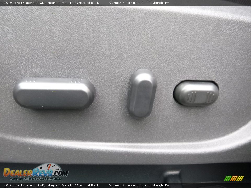 2016 Ford Escape SE 4WD Magnetic Metallic / Charcoal Black Photo #12