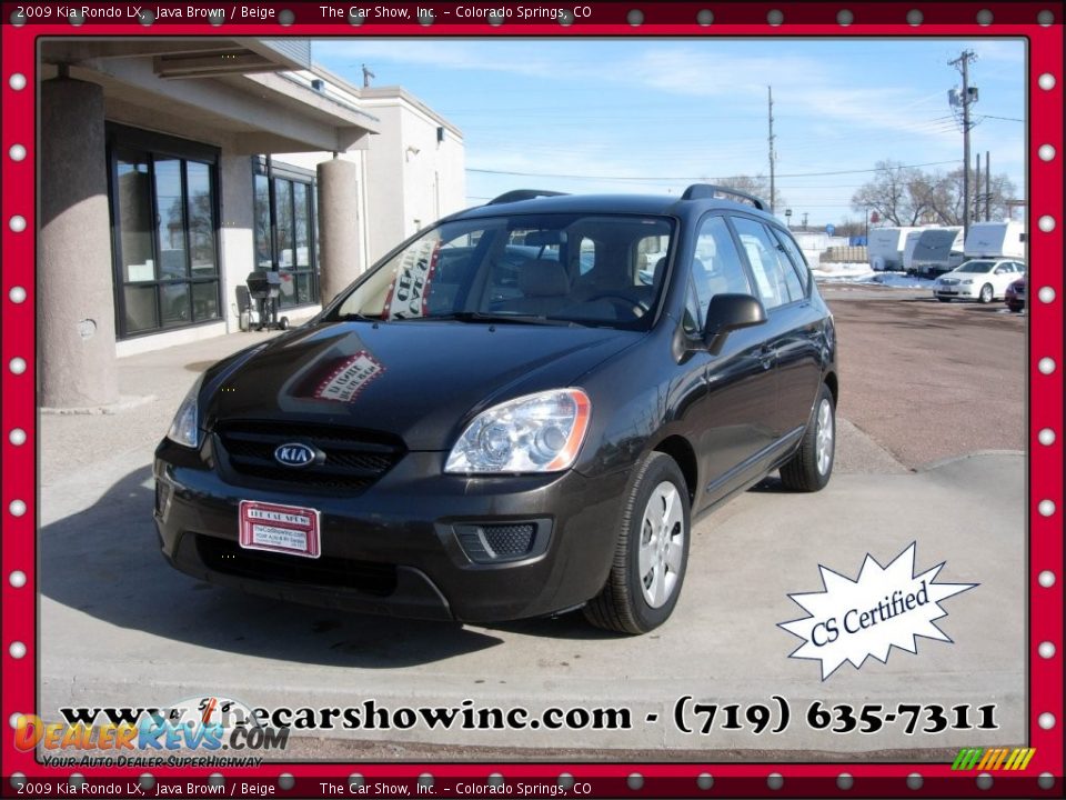 2009 Kia Rondo LX Java Brown / Beige Photo #1
