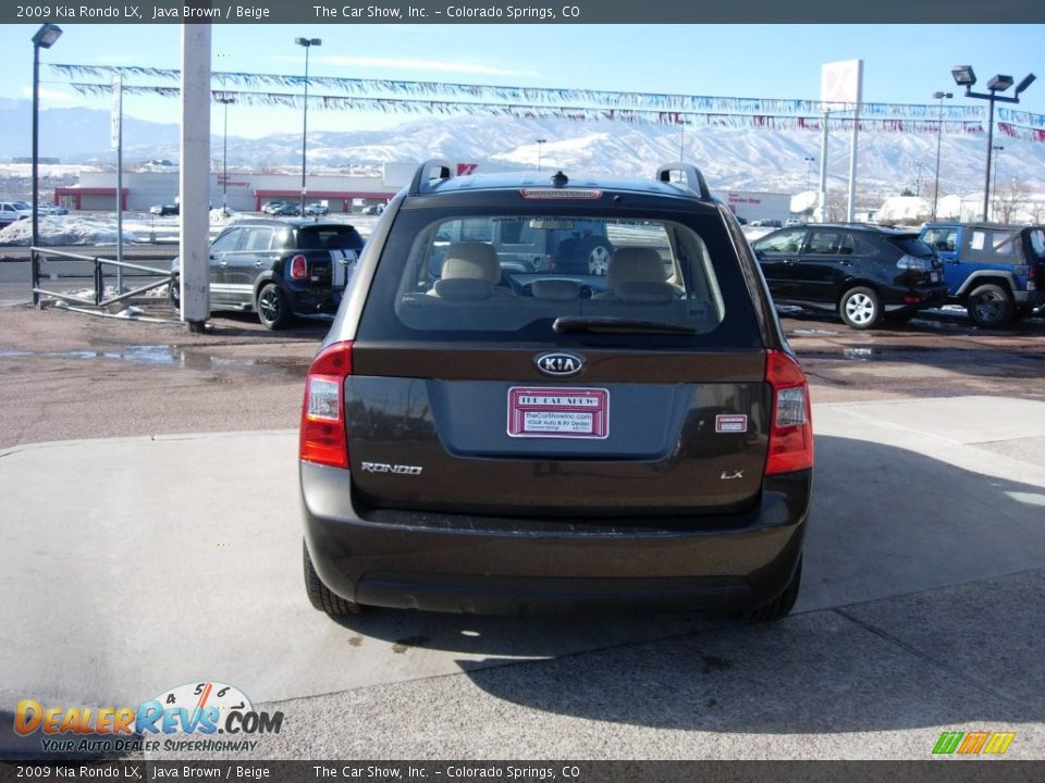 2009 Kia Rondo LX Java Brown / Beige Photo #4