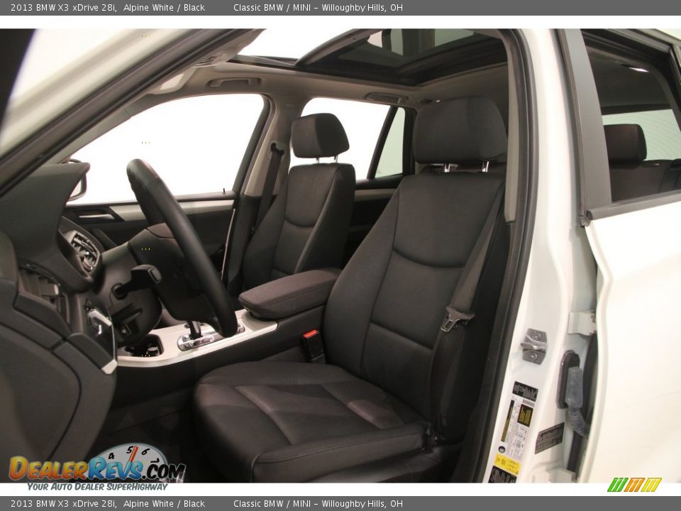 2013 BMW X3 xDrive 28i Alpine White / Black Photo #5