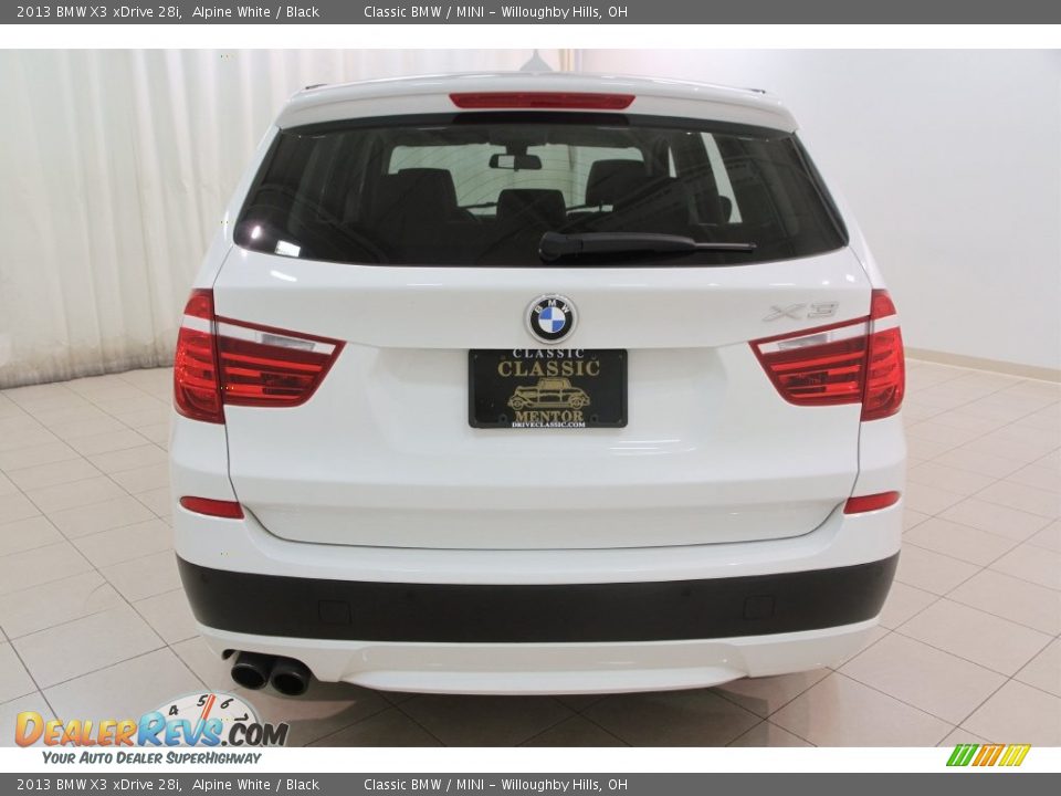 2013 BMW X3 xDrive 28i Alpine White / Black Photo #21