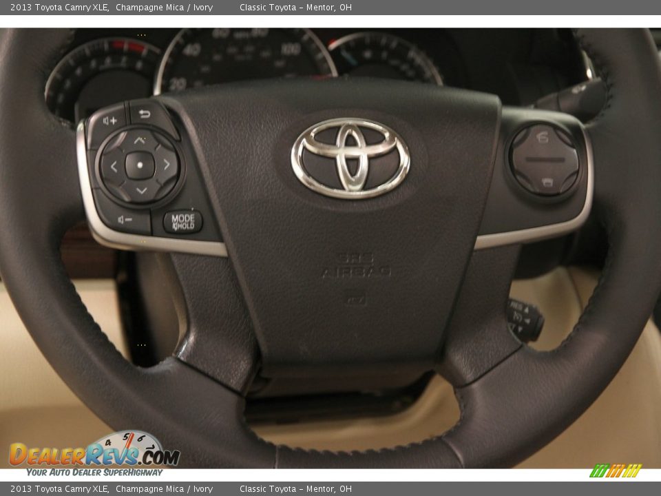 2013 Toyota Camry XLE Champagne Mica / Ivory Photo #7