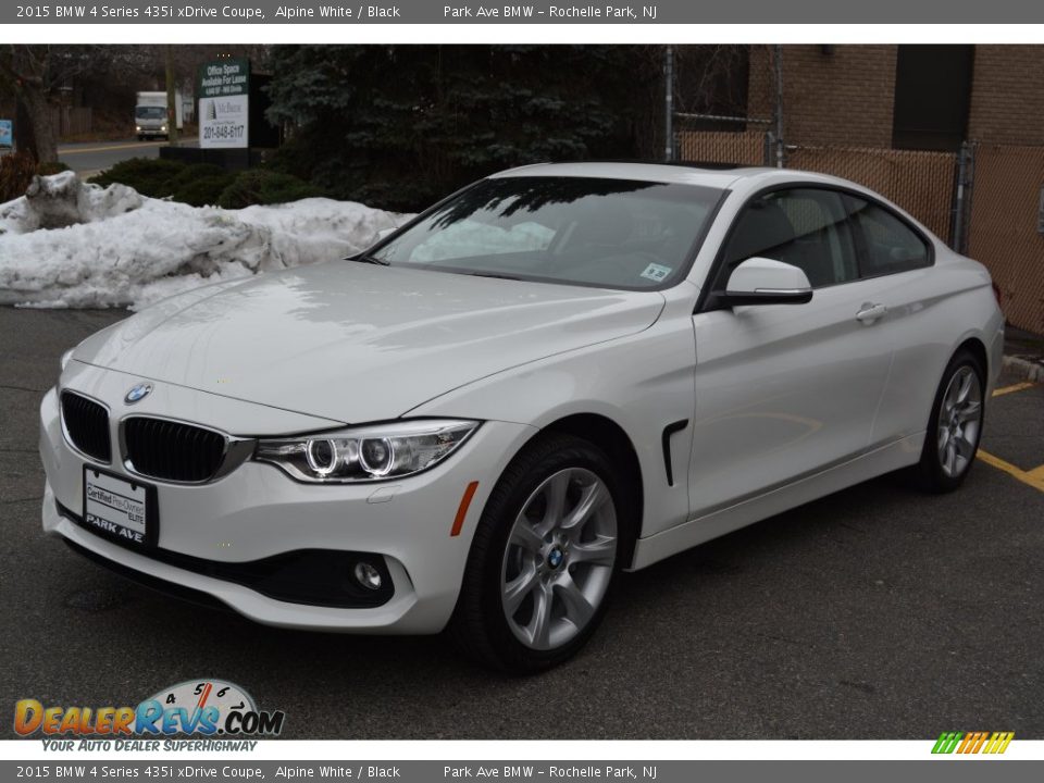 2015 BMW 4 Series 435i xDrive Coupe Alpine White / Black Photo #6