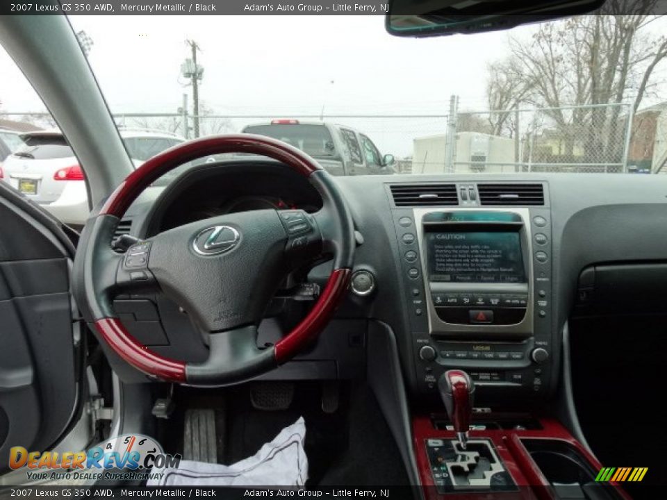 2007 Lexus GS 350 AWD Mercury Metallic / Black Photo #12