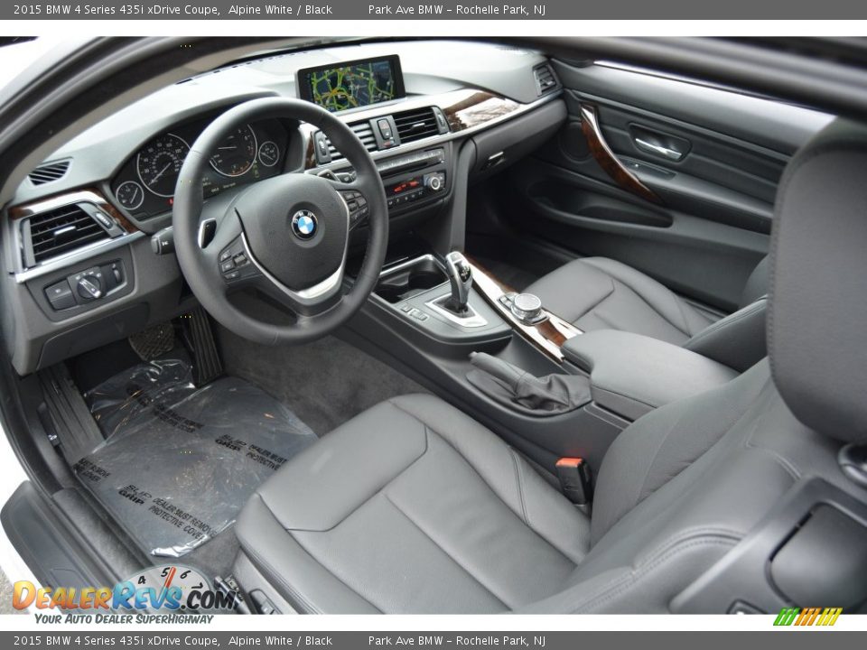 2015 BMW 4 Series 435i xDrive Coupe Alpine White / Black Photo #10