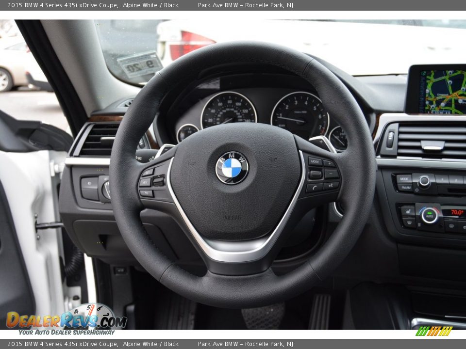 2015 BMW 4 Series 435i xDrive Coupe Alpine White / Black Photo #18