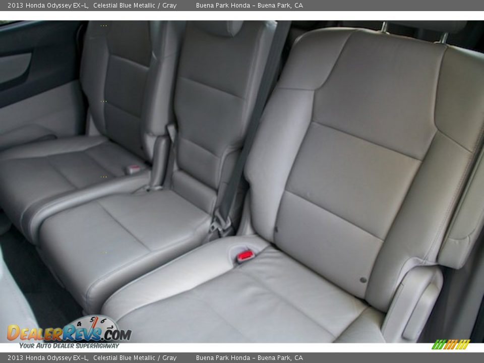 2013 Honda Odyssey EX-L Celestial Blue Metallic / Gray Photo #15