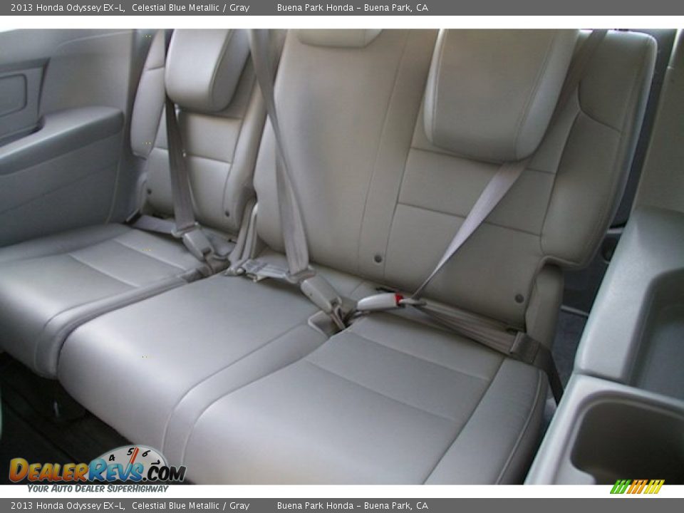 2013 Honda Odyssey EX-L Celestial Blue Metallic / Gray Photo #16