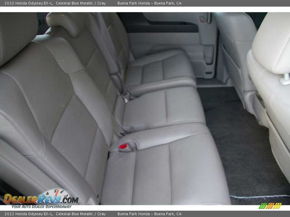 2013 Honda Odyssey EX-L Celestial Blue Metallic / Gray Photo #20