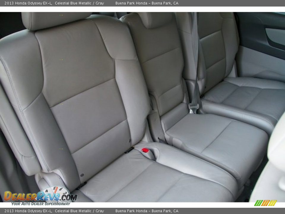 2013 Honda Odyssey EX-L Celestial Blue Metallic / Gray Photo #21