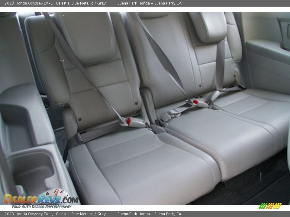 2013 Honda Odyssey EX-L Celestial Blue Metallic / Gray Photo #22