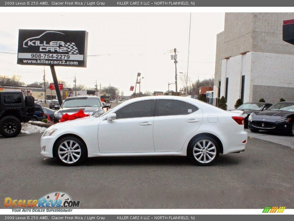 2009 Lexus IS 250 AWD Glacier Frost Mica / Light Gray Photo #4