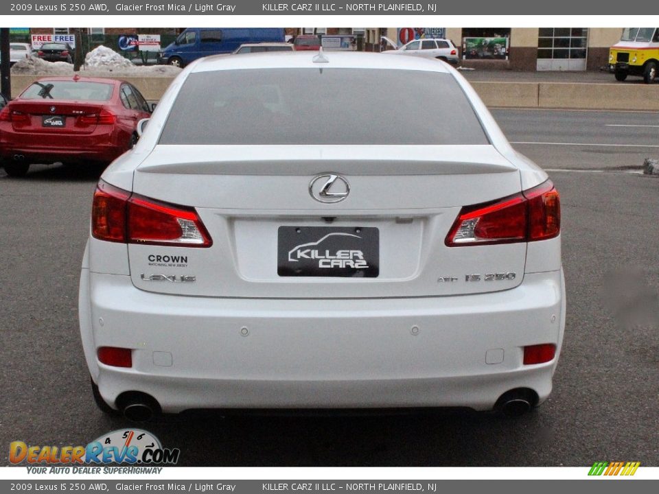 2009 Lexus IS 250 AWD Glacier Frost Mica / Light Gray Photo #6