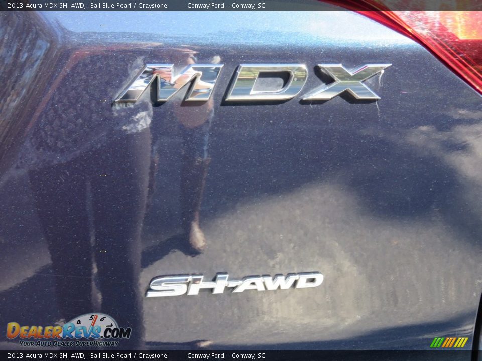 2013 Acura MDX SH-AWD Bali Blue Pearl / Graystone Photo #5