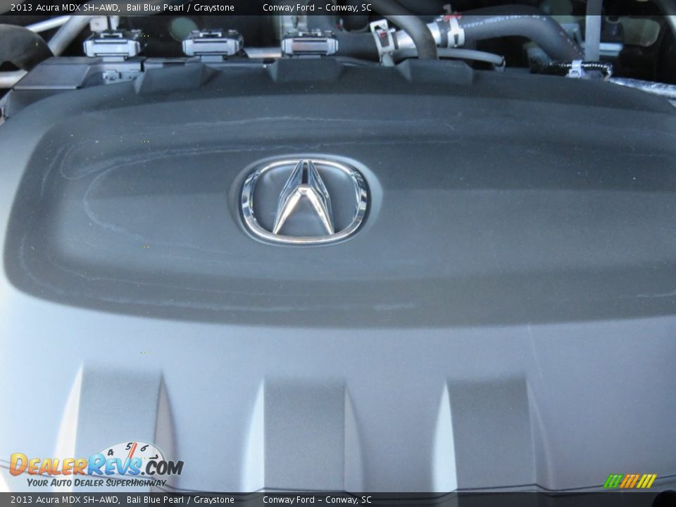 2013 Acura MDX SH-AWD Bali Blue Pearl / Graystone Photo #12
